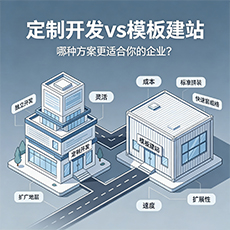 康保建站-定制开发vs模板建站：哪种方案更适合你的企业？