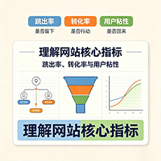 张家口建站-理解网站核心指标：跳出率、转化率与用户粘性