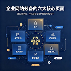 张家口建站-企业网站必备的六大核心页面