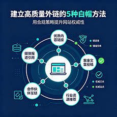 张家口建站-建立高质量外链的5种白帽方法