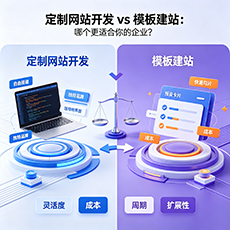 怀安建站-定制网站开发 vs 模板建站：哪个更适合你的企业？